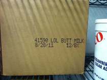 I used to work at a restaurant that purchased Land OLakes Buttered Milk in bulk