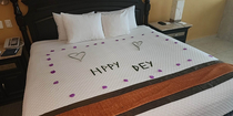 I visited Mexico earlier this month and this was on the bed after the room was cleaned on Valentines Day