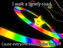 I walk a lonely road