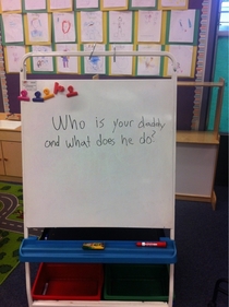 I was a substitute teacher for the first time today I covered a kindergarten class but luckily I knew of a fun activity