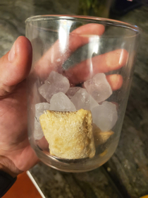 I was about to pour myself a drink and realized  of my ice cubes were actually pizza rolls Maybe I dont need that drink after all