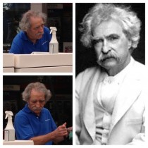 I was at my local shopping mall whenFUCKING MARK TWAIN