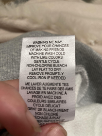 I was cleaning a clients shirt and found this little gem