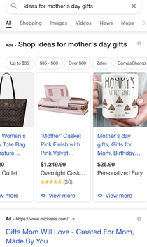 I was searching for Mothers Day gift ideas when this popped up
