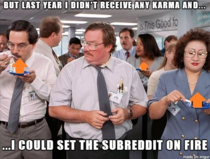 I was told there would be karma