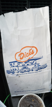 I was told to go eat a bag of dicks so I did