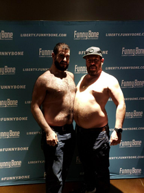 I went Nipple to Nipple with Bert kreischer one time during a comedy show