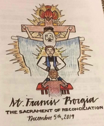 I went to a Catholic high school This is the actual flyer they sent out this year for Reconciliation