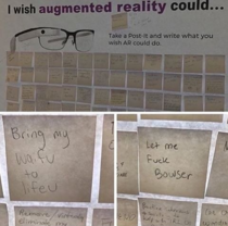 I wish augmented reality could