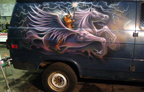 I wonder whatever happened to those guys in the s with vans that had dragons and naked chicks painted on them