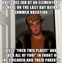 I work at a beforeafter school program for an elementary school Scumbag coworker quit last week on the last day before summer vacation