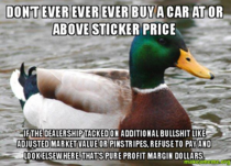 I work for a large automotive sales group during breaks from university Heres the best advice I can give If enough people would like I would do an AMA