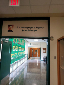 I work in pest control and had an appointment at a Catholic school Who the fuck approved this creepy ass quote