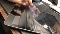 I work in Retail Customer came in complaining about their tablet - Screen not being clear enough but also not registering touch correctly This is what I found
