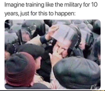 I would cry D LOL