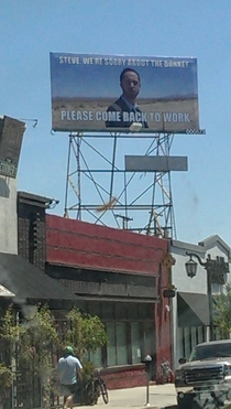 I would really like to know what this is about Took a picture of it while driving through Hollywood