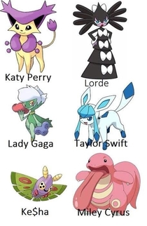 If pop stars were Pokemon