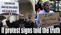 If protest signs told the truth