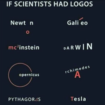 If scientists had their own logos