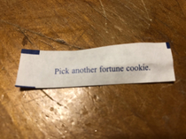 If  was a fortune cookie