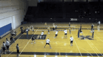If you edit out the ball then volleyball just looks like a bunch of crazy people jumping around