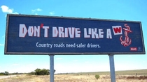 If you guys liked that Hobbycraft post youll love this Australia road safety sign