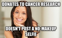 If you want to donate go ahead the selfie part is just unnecessary