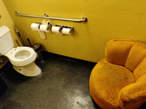 If you want to sit with your loved one take a dump we have you covered 
