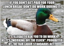 If youre forced by your manager contact HR and tell them you need to be paid for that time