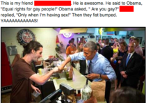 If youre going to get a fist bump from Obama this is probably the best reason for it