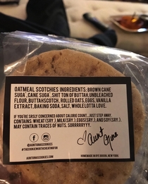 If youre going to make a cookie do it right Ingredients include a shit ton of buttah
