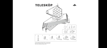 IKEA Teleskp Celebrating the lauch of the James Webb telescope 
