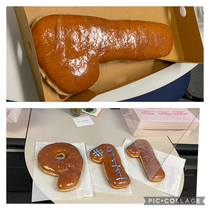 Im a  Dispatcher and it is public safety telecommunicator week HR got us giant  shaped donuts We were all a little concerned when we opened the first box