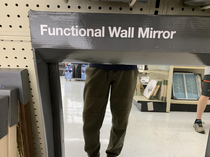 Im glad that they sell functioning mirrors