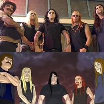 Im in a metal band Here is this years group costume