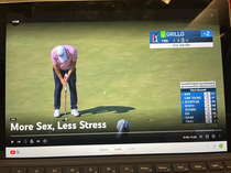 Im just trying to watch some golf What is my DVR telling me