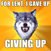 Im not even religiousbut we could all use a little courage wolf anyway