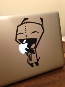Im not saying Invader Zim is better than the Simpsons but I prefer Gir when it comes to apple nomming