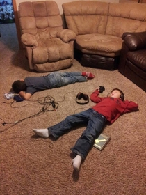 Im proud to hand my Gamer card down to my nephew and his buddy who are hereby more hardcore than I am