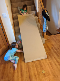 Im regretting panic buying  worth of Legos to end up with my children ignoring them and instead playing with a cardboard box and a can lid for the last  hours