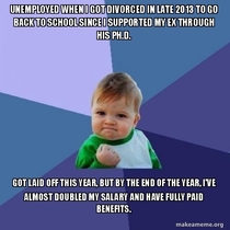 Im ridiculously proud of my year and how hard I worked as a single parent