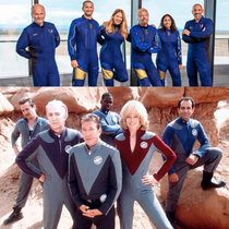 Im sorry Mr Branson but the Galaxy Quest crew wore it better