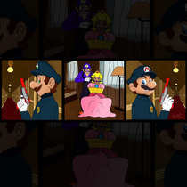 Im working on a Mario bros true crime comic What do ya think