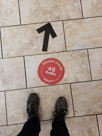 In Canada we measure our social distance a little bit differently