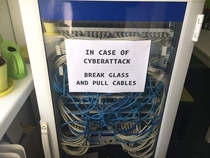 In Case of Cyberattack
