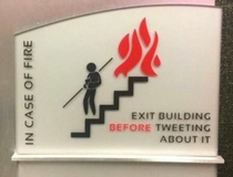 In case of fire