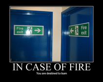 In case of fire