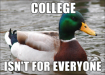 In response to both sides of the higher education debate