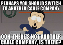 In response to hearing about comcast placing data caps on Internet plans soon