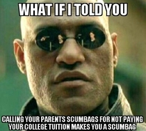 In response to some of the Scumbag Parents memes Ive been seeing